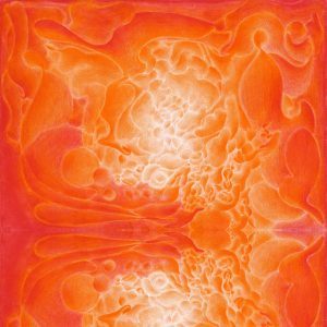 Fire of Love - Lyra colored pencils on paper