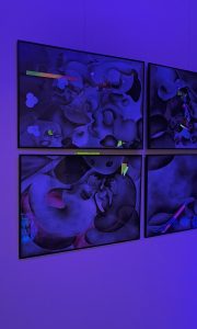 Kunst mit Lyra Buntstifte NEON Michaela de Luxe Milchstraße 11