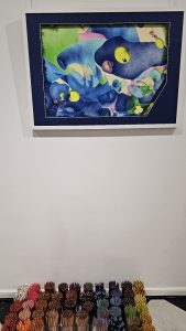 Milchstrasse 11 Ausstellung Lyra Buntstifte