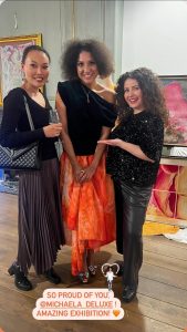 Milchstraße 11 Michaela deLuxe Ausstellung