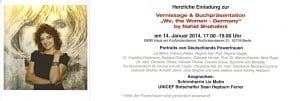 Die Einladung zur Vernissage: "we, the women - germany" by Nahid Shahalimi (Berlin 2014)